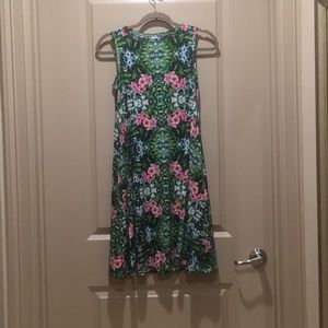 Tropical floral dress
